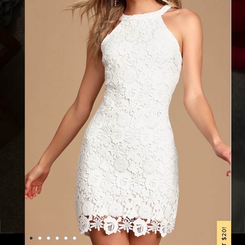Lulus white dress